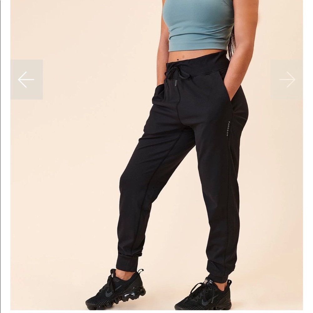 Paragon Fitwear High Rise Basic Jogger Black